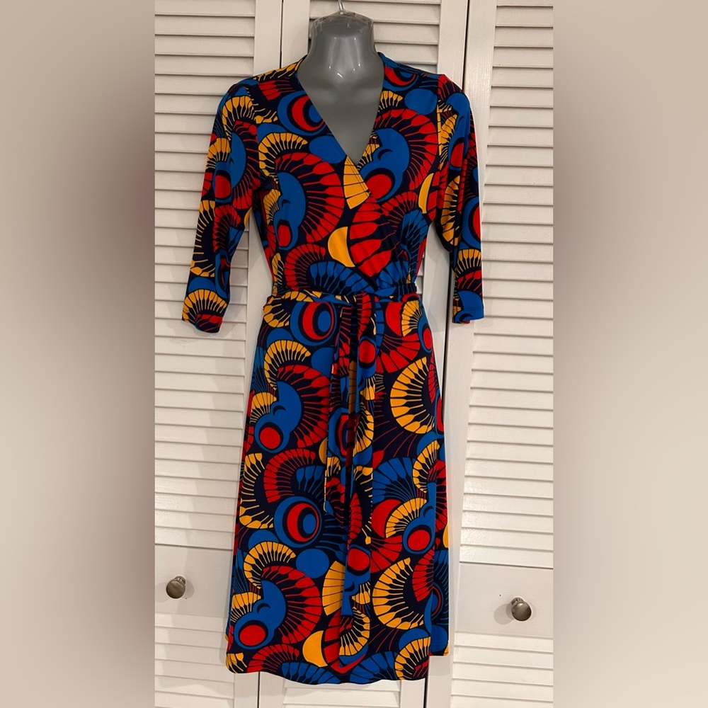 Nikki Nikki Poulos •”Brenda” surplice wrap dress XS